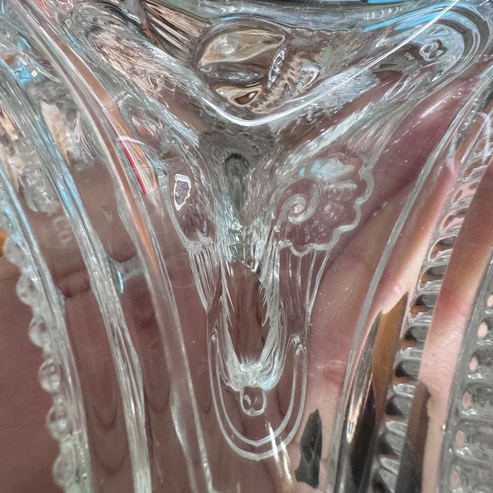 Vintage 2 pairs (4) Tiffany & Co Crystal Dolphin Fish Candlesticks Holder - Picture 4 of 7